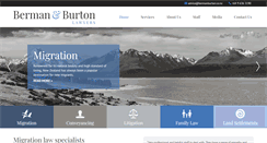Desktop Screenshot of bermanburton.co.nz