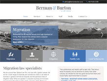 Tablet Screenshot of bermanburton.co.nz